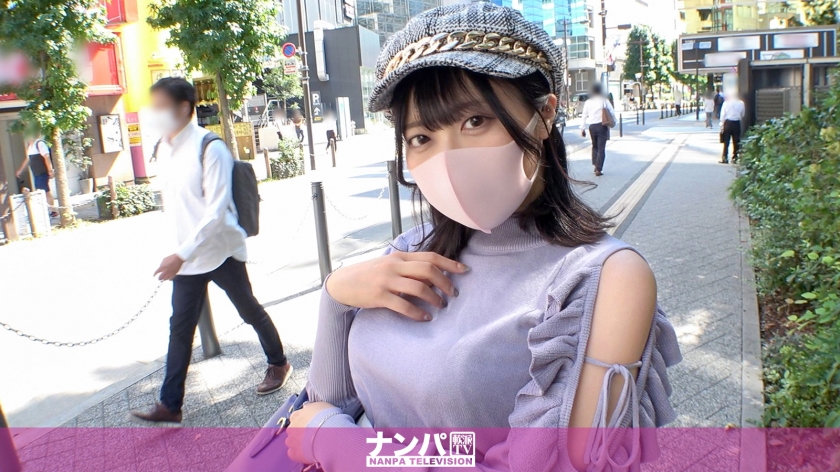 200GANA-2805 マジ軟派、初撮。 1887 黒髪清楚で巨乳の音大生！かつ押しに弱くて従順！脱がせば色白